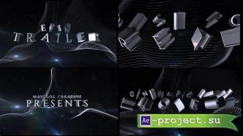 Videohive Cinematic D Title Animation Project For After