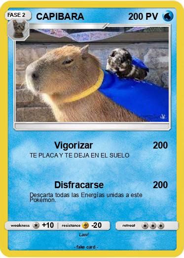 Pokémon CAPIBARA 4 4 Vigorizar Mi carta pokémon