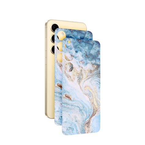 Apfelkiste Samsung Galaxy S G Backcover Schutzfolie Ocean Gold Marmor