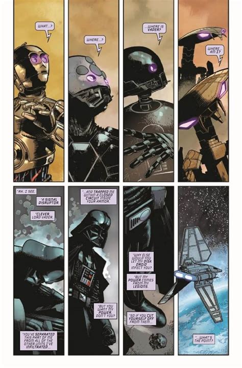 Comic Review The Dark Lord Of The Sith Takes On The Dark Droids