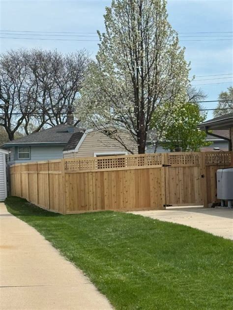 Square Lattice Top With Tongue Groove Boards Chuck S Fence