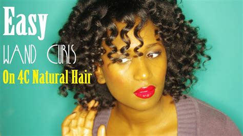 Tutorial Easy Wand Curls On 4C Natural Hair YouTube