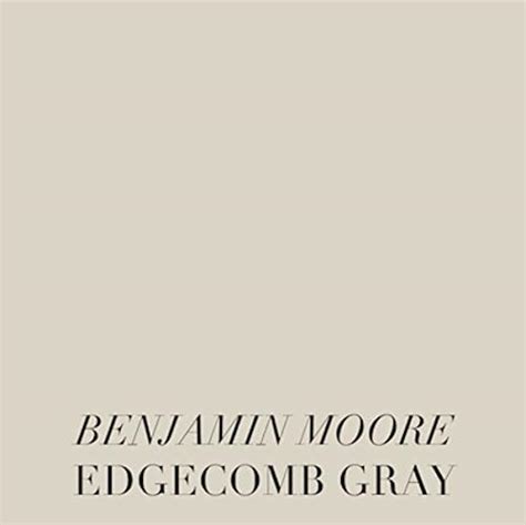 Benjamin Moore Hc 173 Edgecomb Gray 4oz Paint Sample