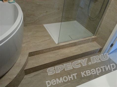 Подиум для душевой кабины - 30 фото