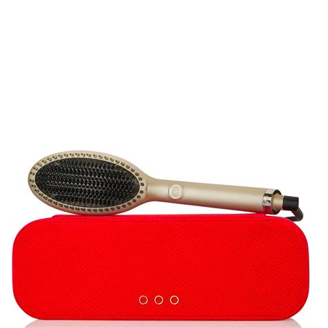 GHD Glide Limited Edition Smoothing Hot Brush In Champagne Gold Competition Fox