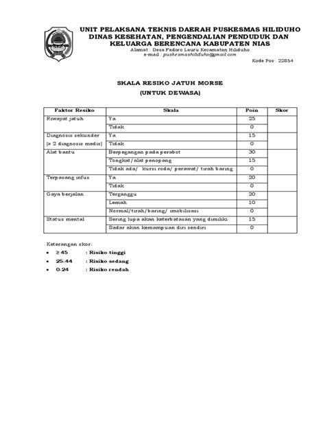 5361 Skala Resiko Jatuh Morse Pdf