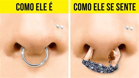 E Se O Piercing Do Nariz Fosse Uma Pessoa Situa Es Divertidas Se