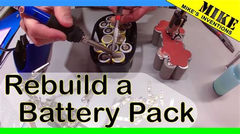 Rebuilding An Volt Dewalt Battery Pack Youtube