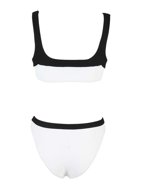 Bikinis Balmain Tech Fabric Bikini BKBSB0240110 Shop Online At THEBS