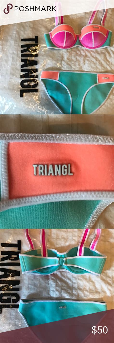 Brand New Velvet Triangl Bikini Xs Triangle Bikini Triangl Swimwear