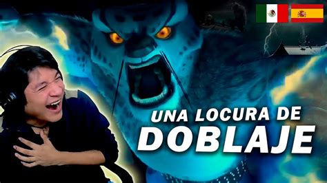 Tai Lung Enfrenta A Shifu As Debe Ser Un Doblaje Latino Vs Espa Ol