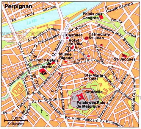 Perpignan Map - France