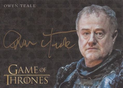 Game Of Thrones InfleXions Owen Teale As Alliser Thorne Gold