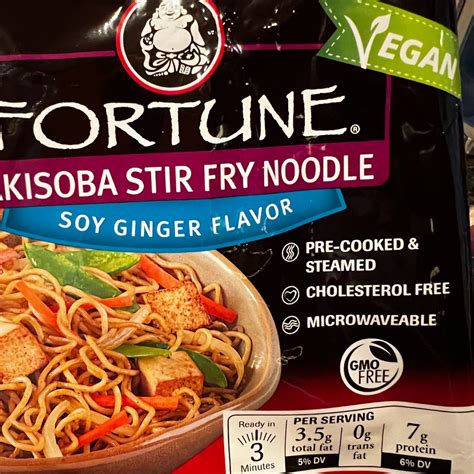 Fortune Yakisoba Noodles Ginger Soy Flavor Reviews Abillion