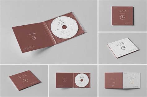 Free Cd Cover Mockups Psd File