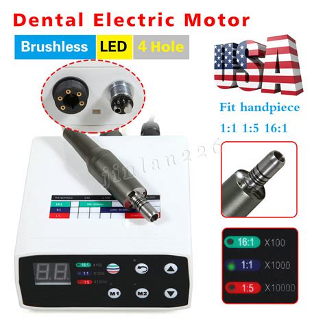 NSK Dental Electric Brushless MicroMotor Fiber Optic 1 5 Increasing