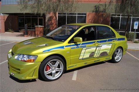 El Mitsubishi Lancer Evo Vii De “brian O´conner” En Subasta Mitsubishi Lancer Evolution