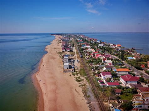 Затока: как выглядит с высоты самый популярный морской курорт Украины в ...