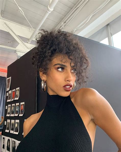 Imaan Hammam Imaanhammam • Instagram Photos And Videos Curly Hair