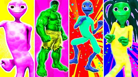 Dame Tu Cosita VS Hulk VS Me Kemaste VS Talking Tom VS Alien Green