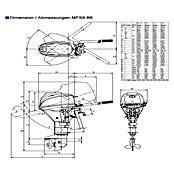 Tohatsu Au Enbordmotor Mfs Bs Kw Pinnensteuerung Kurzschaft