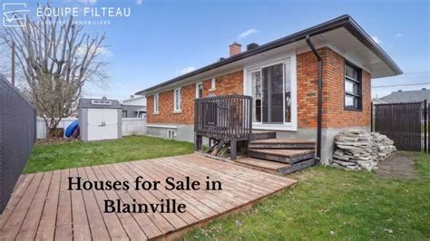 Ppt Houses For Sale In Blainville Powerpoint Presentation Free