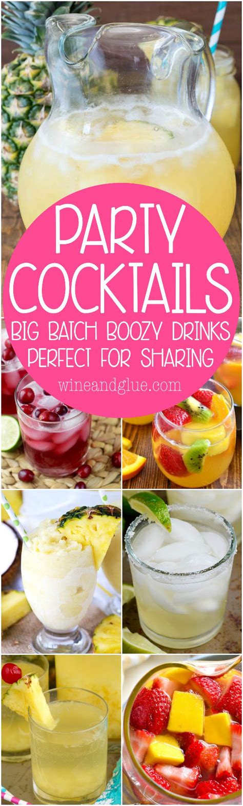 These Party Cocktails Are Perfect For Making For A Crowd They Make A Big Pitchers Worth Or