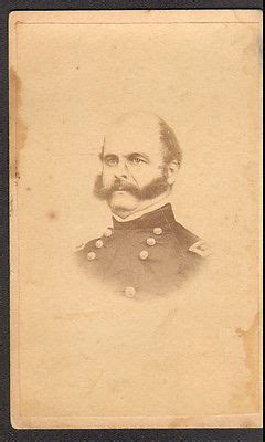 CIVIL WAR MAJOR GENERAL AMBROSE BURNSIDE CDV PHOTOGRAPH CAVALRY RIFLE