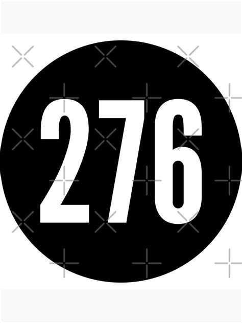 "276 of area code zip code location black and white " Poster by WA-KA ...