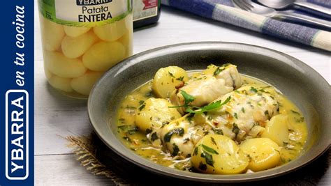 Patatas en salsa verde con merluza de Karlos Arguiñano Receta de Cocina