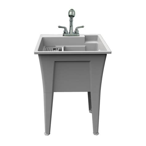 Ruggedtub Nova All In One Heavy Duty Laundry Sink With Faucet Granit