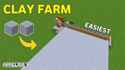 Easy Clay Farm In Minecraft 1 20 Clay Farm Mcpe 1 20 Minecraft