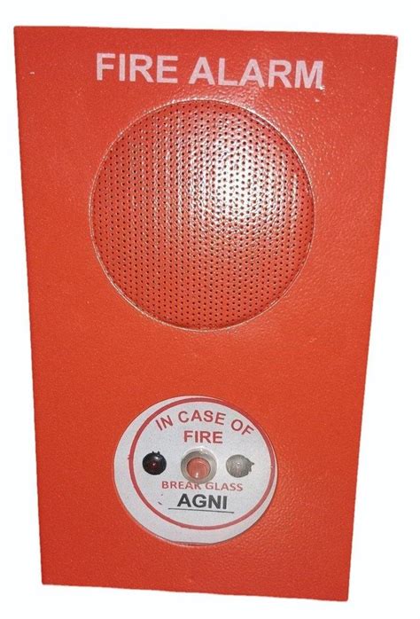 Mild Steel Agni Combined Ac Fire Alarm Hooter For Offices At Rs In