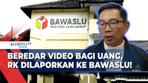 Ridwan Kamil Kembali Dilaporkan Ke Bawaslu Soal Dugaan Politik Uang