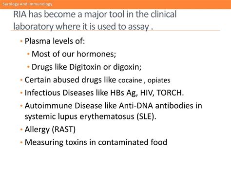 Radioimmunoassay Technique Ppt