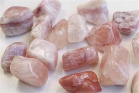 Pink Calcite Rock Tumbling Hobby