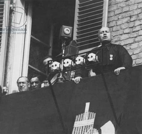 Image Of Benito Mussolini In Turin 1932 B W Photo