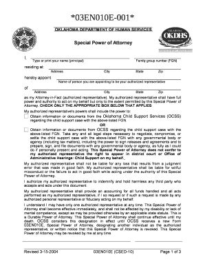 Authorization Letter Sample Special Power Of Attorney For Authorized