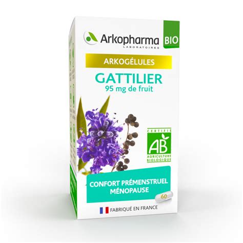 Arkogélules Gattilier Bio 60 gélules