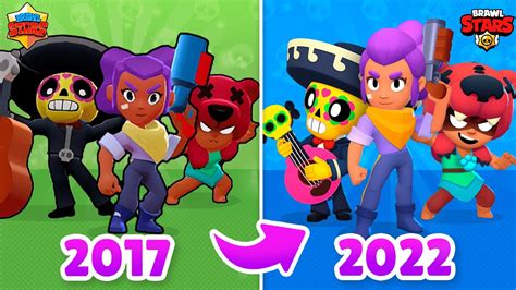 Como Era O Brawl No Ano De LanÇamento 😱 Brawl Stars Em 2017 Youtube