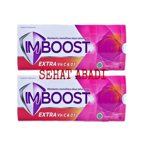 Jual Imboost Extra Vit C D3 Untuk Memelihara Daya Tahan Tubuh Di