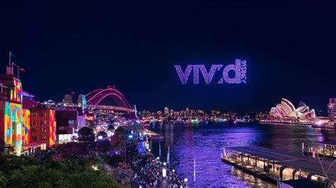 Live Stream Recording Of The Paramount Drone Show Vivid Sydney 2022