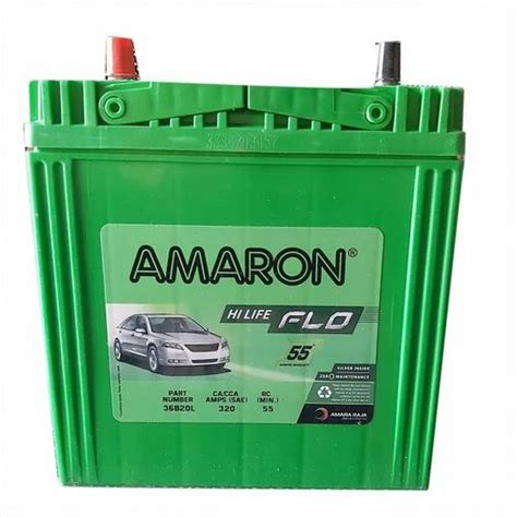 Capacity 33 Ah Amaron Hi Life Flo Car Battery Model Name Number