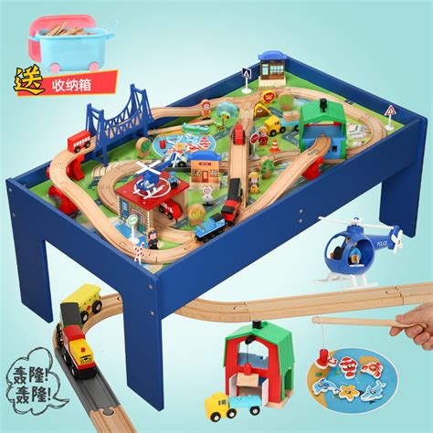 Ikea Wooden Train Table - alter playground