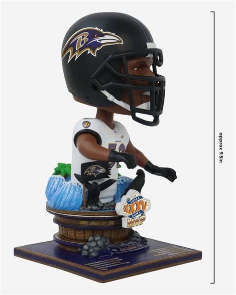 Ray Lewis Baltimore Ravens Super Bowl Xxxv Mvp Bust Bighead Bobblehead Foco