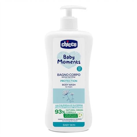 Chicco Baby Moments Protection Body Wash No Tears 0m+ 500ml - Mother ...