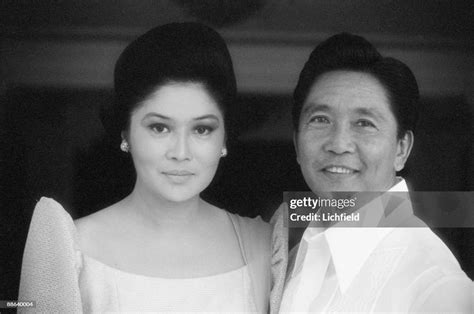 Ferdinand Marcos President Of The Philippines And His Wife Imelda