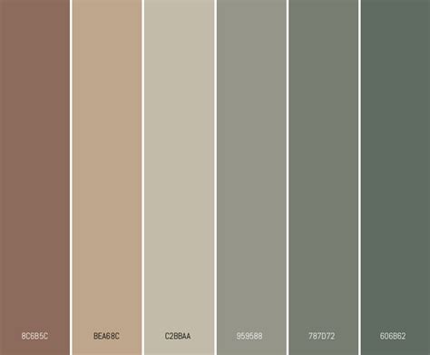 Earthy Neutral Pastels Pastel Color Palettes