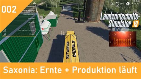 LS19 Saxonia Produktionen Tiere Lets Play 002 Ernte Produktion