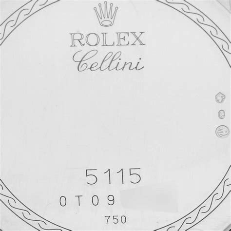 Rolex Cellini White Gold 51159 Stock 61251 Swisswatchexpo